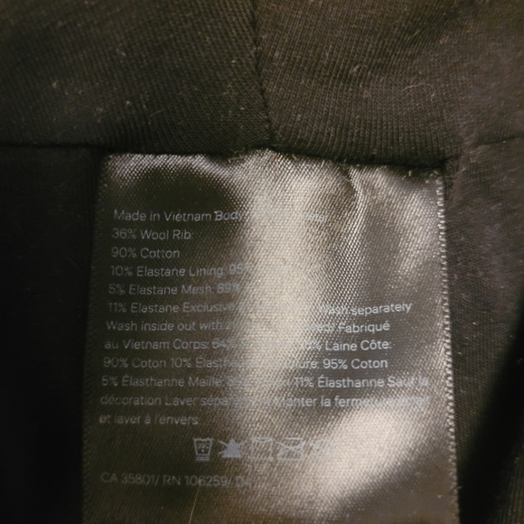 Fleece oversized cropped hoodie - Picture 5 of 6